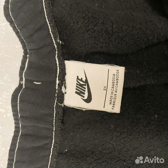 Широкие штаны nike logo