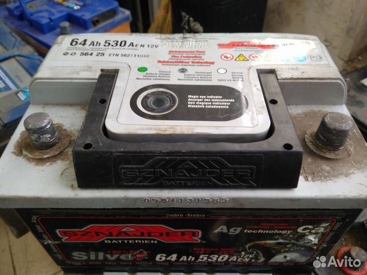64Ач аккумулятор б/у Sznajder 6ст-64