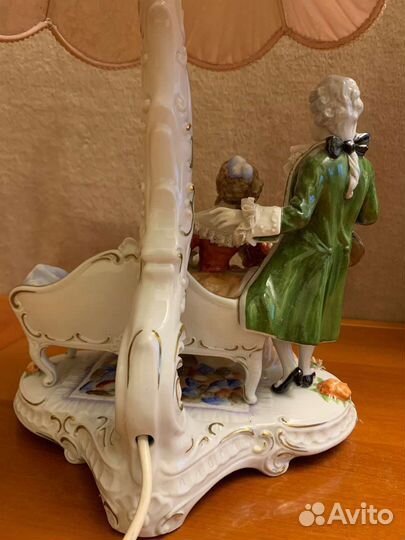 Статуэтка - светильник фарфор Германия 20 век