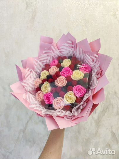 Букет из шоколада, розы, цветы, 1 сентября