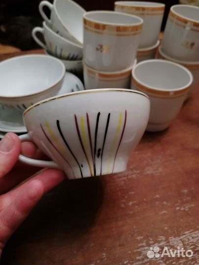 Набор столовой посуды СССР винтаж