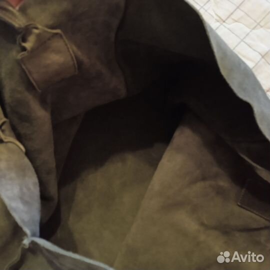 Сумка натуральная замша