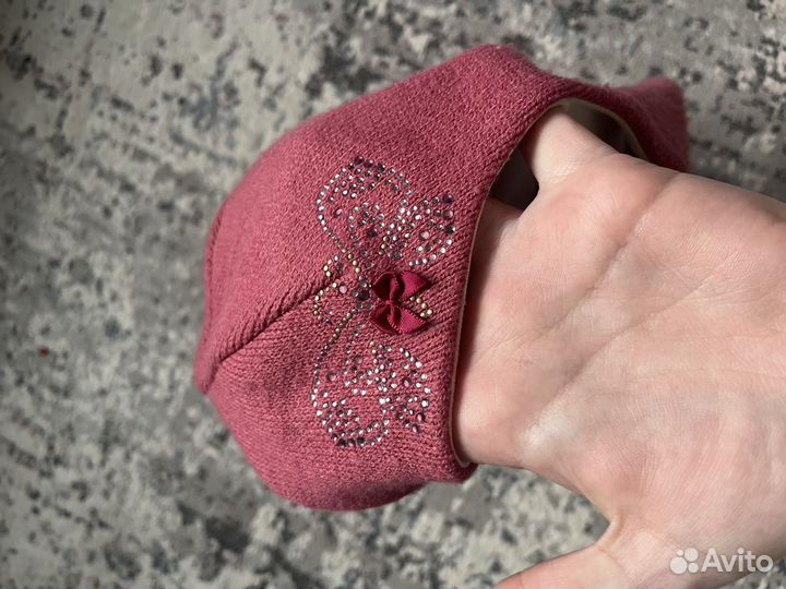 Шапка шлем для девочки