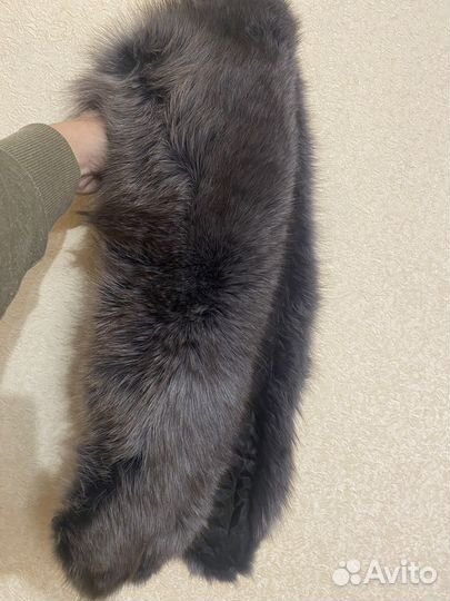 Меховой воротник песец