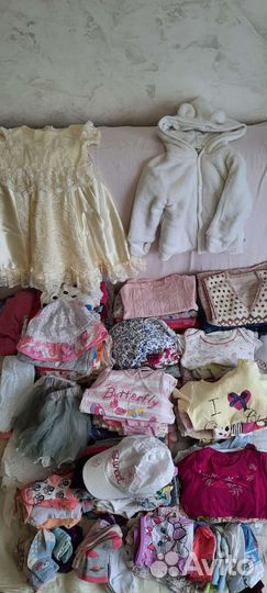 Детские вещи для девочки 2 мешка