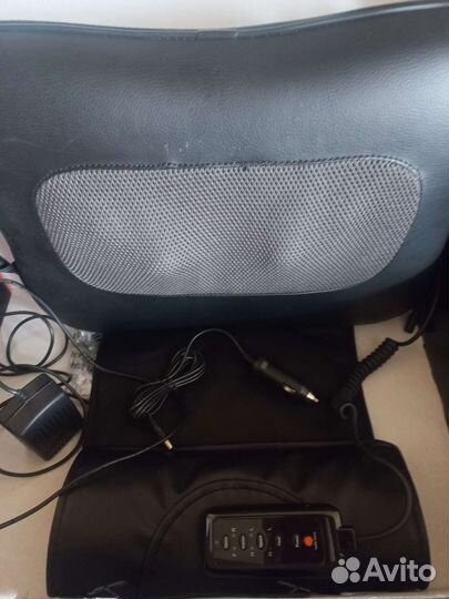 Массажная подушка Well Life 2 с нефритом,прогревом