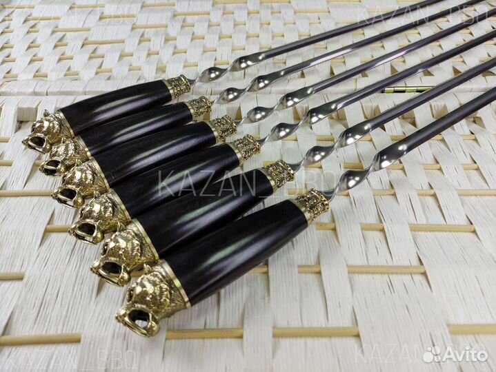 Набор шампуров подарочный