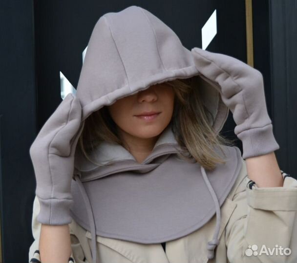 Капор капюшон женский