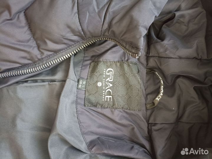 Женская куртка демисезонная теплая