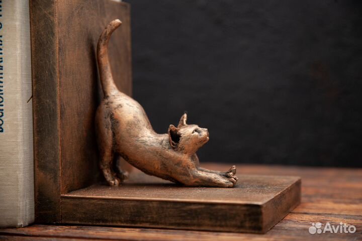 Набор держателей для книг Кот