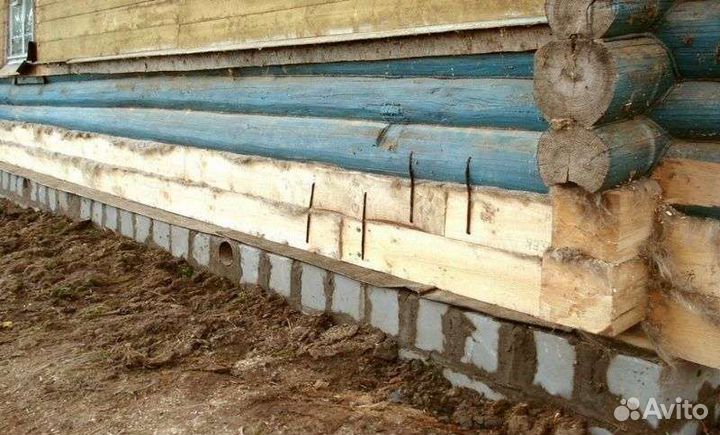 Подъём домов ремонт кровли