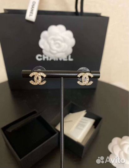 Серьги chanel