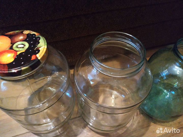 Банки стеклянные 3 литра,4литра