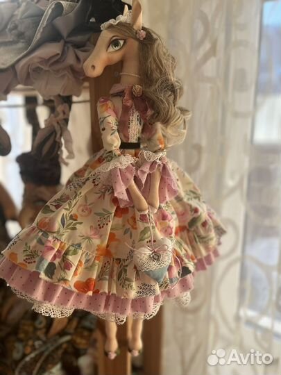 Лошадка интерьерная и тильда бабочка