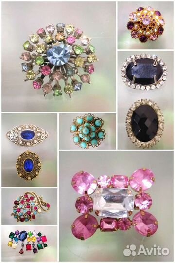 Броши винтаж, Европа, СССР