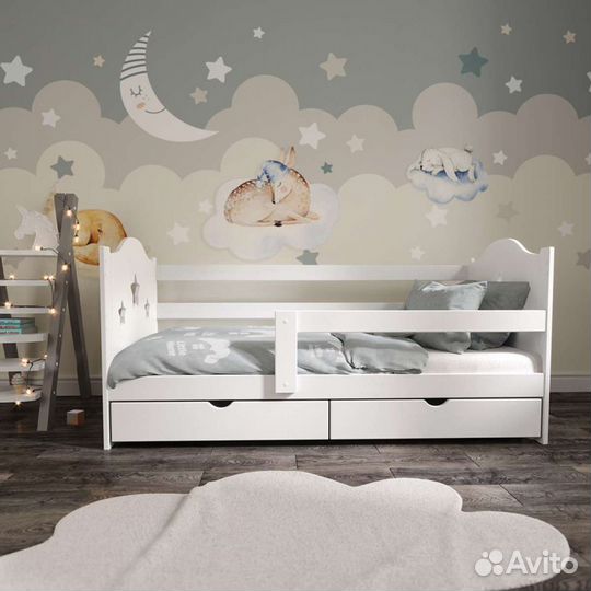 Кроватки бабочки/звёздочки 160*80 в наличии