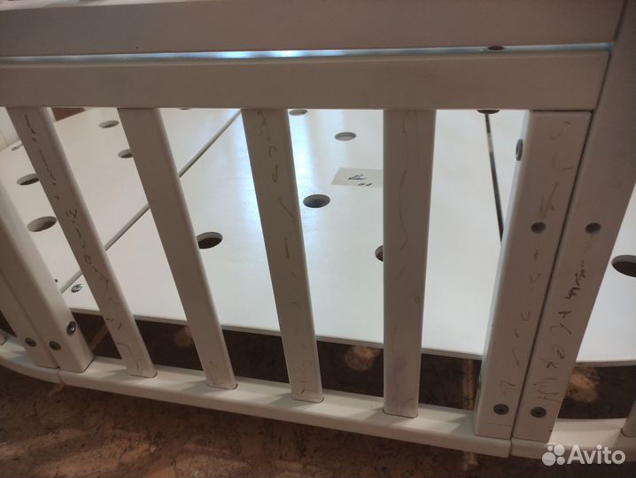 Детская кроватка круглая - овальная