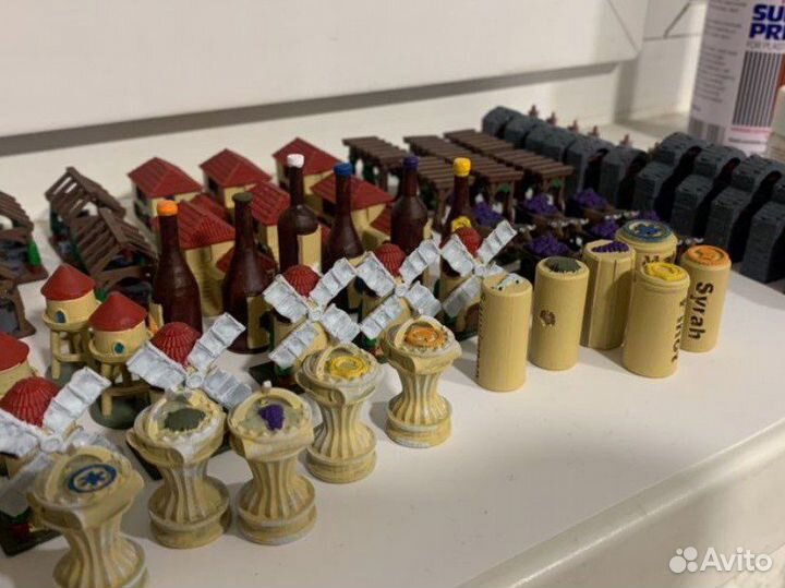 Комплект миниатюр для настольной игры Виноделие