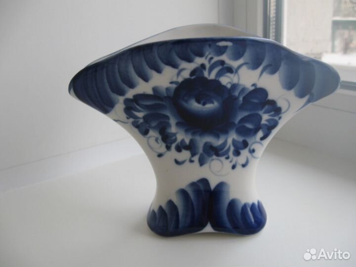 Салфетница Гжель