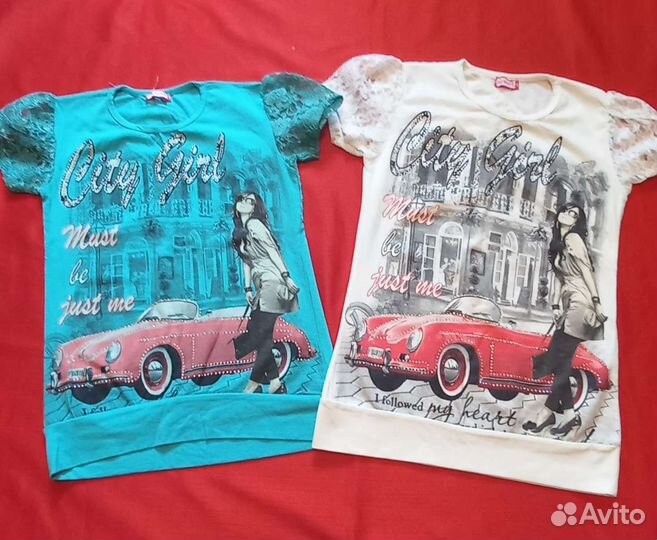 Вещи пакетом на девочку - подростка 12-13 лет,158р