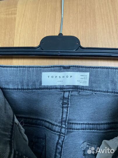 Джинсы Topshop Jamie W28 L30