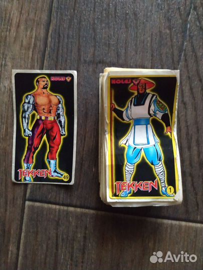 Коллекция наклеек из 90х (Tekken )
