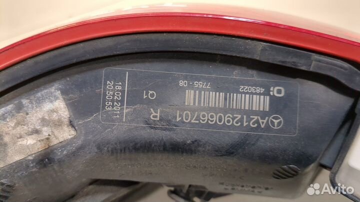 Фонарь (задний) Mercedes E W212, 2011