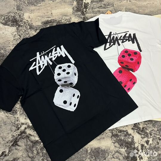 Футболка Stussy ss23 кубики