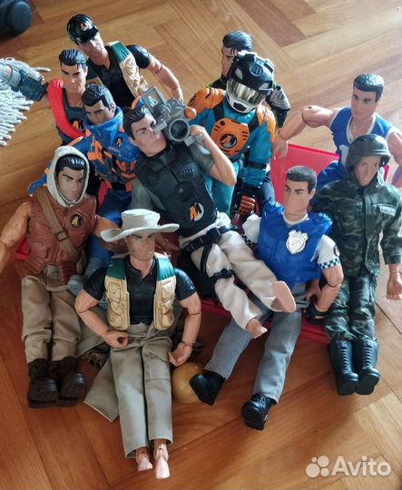 Action man Hasbro винтажная фигурка Кукла