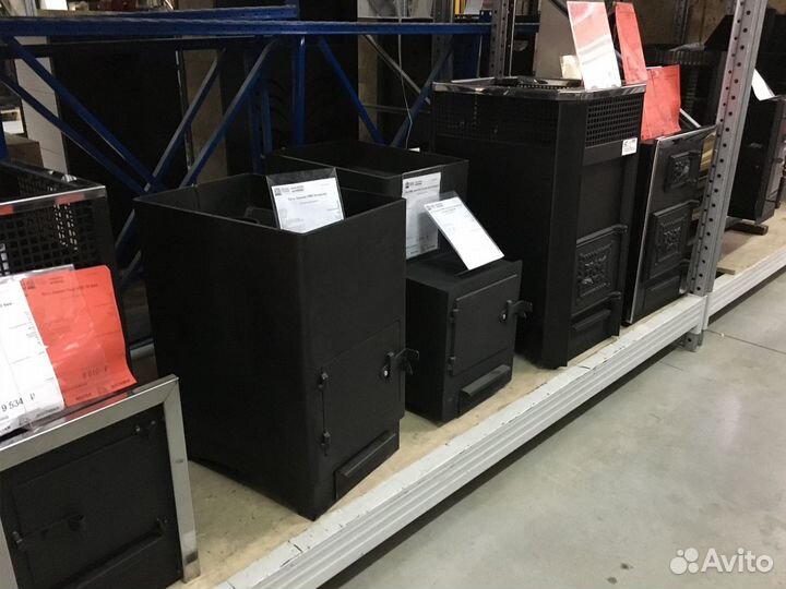 Печь банная с баком