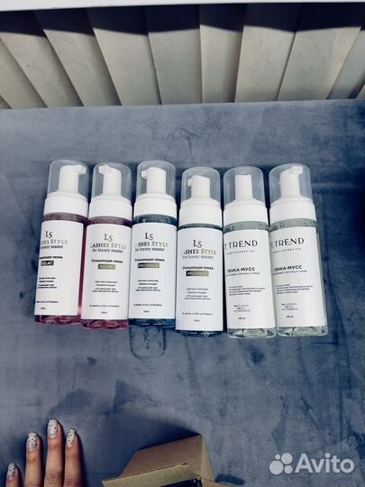 Пенка-мусс для умывания бровей,ресниц и лица