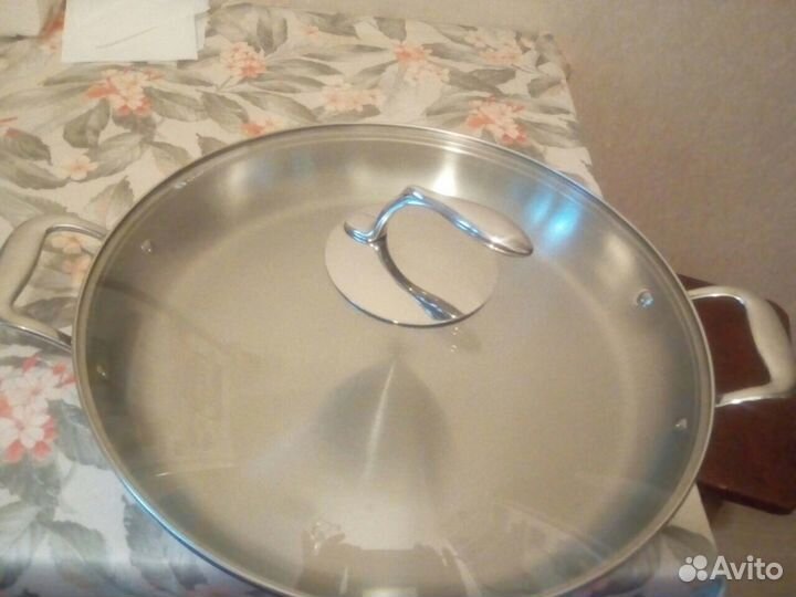 Сковорода от Шефа 36 см с крышкой