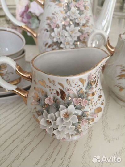 Сервиз кофейный, Кисловодский фарфор времен СССР