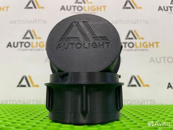 Увеличенные крышки фар Kia Rio 3