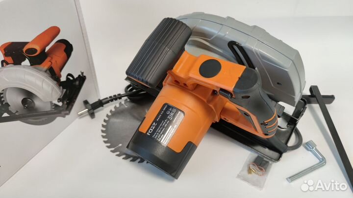 Циркулярная пила 1,4кВт, 64мм пропил