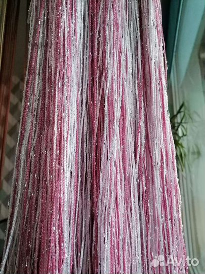 Нитевой занавес тюль