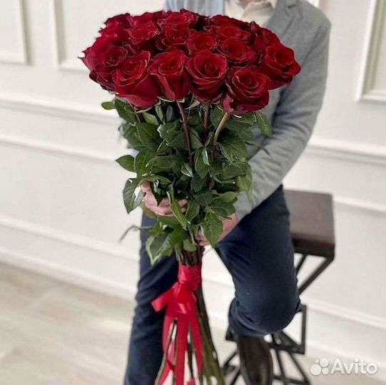Высокие розы Доставка цветов