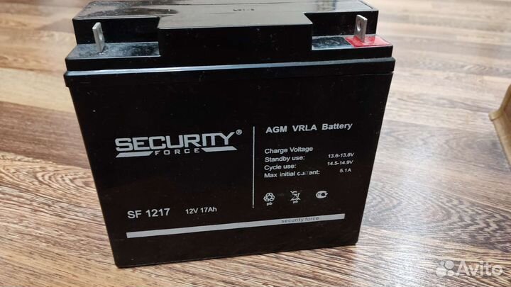 Аккумулятор 12В 17А
