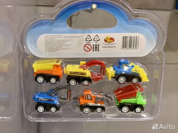 Игрушка набор машинок 6в1 ABtoys