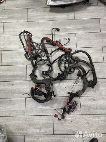 Проводка двигателя Ауди А6 С6 4.2 Алроад