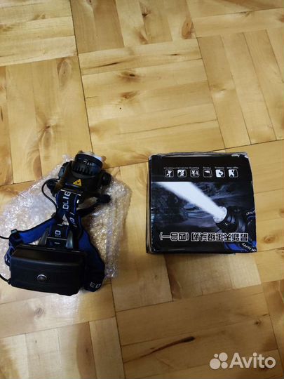 Налобный фонарь аккумуляторный