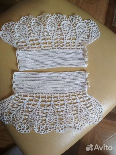 Кружевные манжеты ручной работы