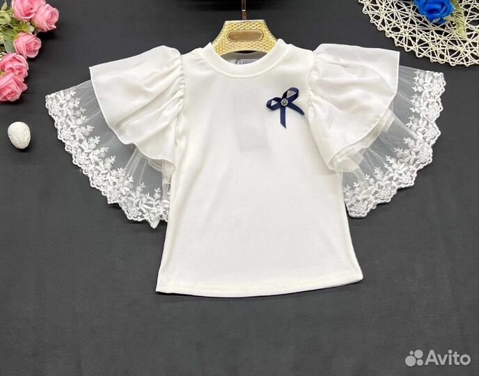 Нарядная школьная блузка для девочки