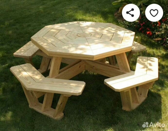 Садовая мебель Набор Стол+сиденья