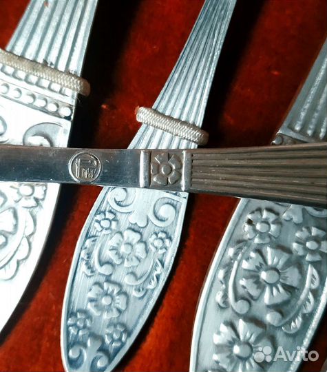 Набор столовых приборов мельхиор СССР