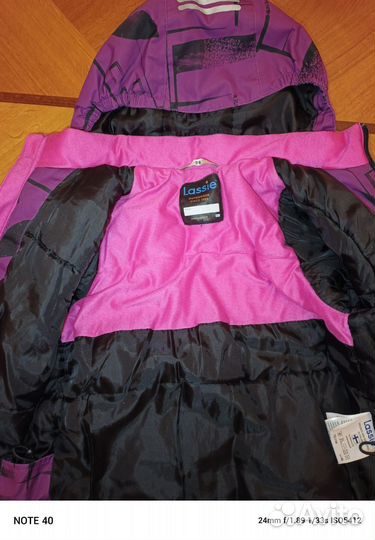 Куртка и полукомбинезон зимний для девочки 98-104