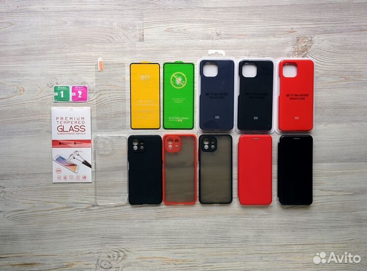 На Xiaomi mi11 lite стекло чехол поклейка