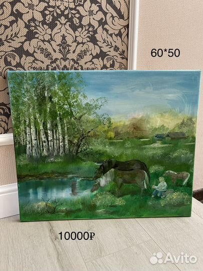 Картина маслом на холсте