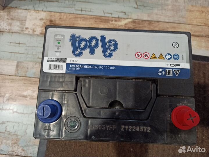 Аккумулятор 12v 65 ач Topla