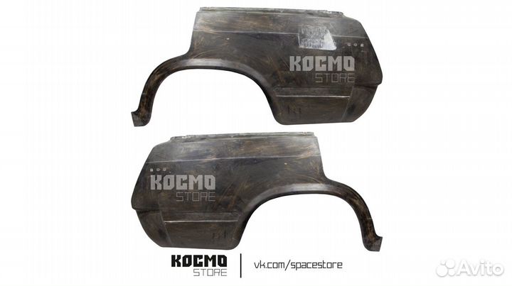 Задние пластиковые крылья для ваз 2104